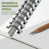Watercolor Pad Spiral Bound 10"x7" 140lb 3-Pack - Funto